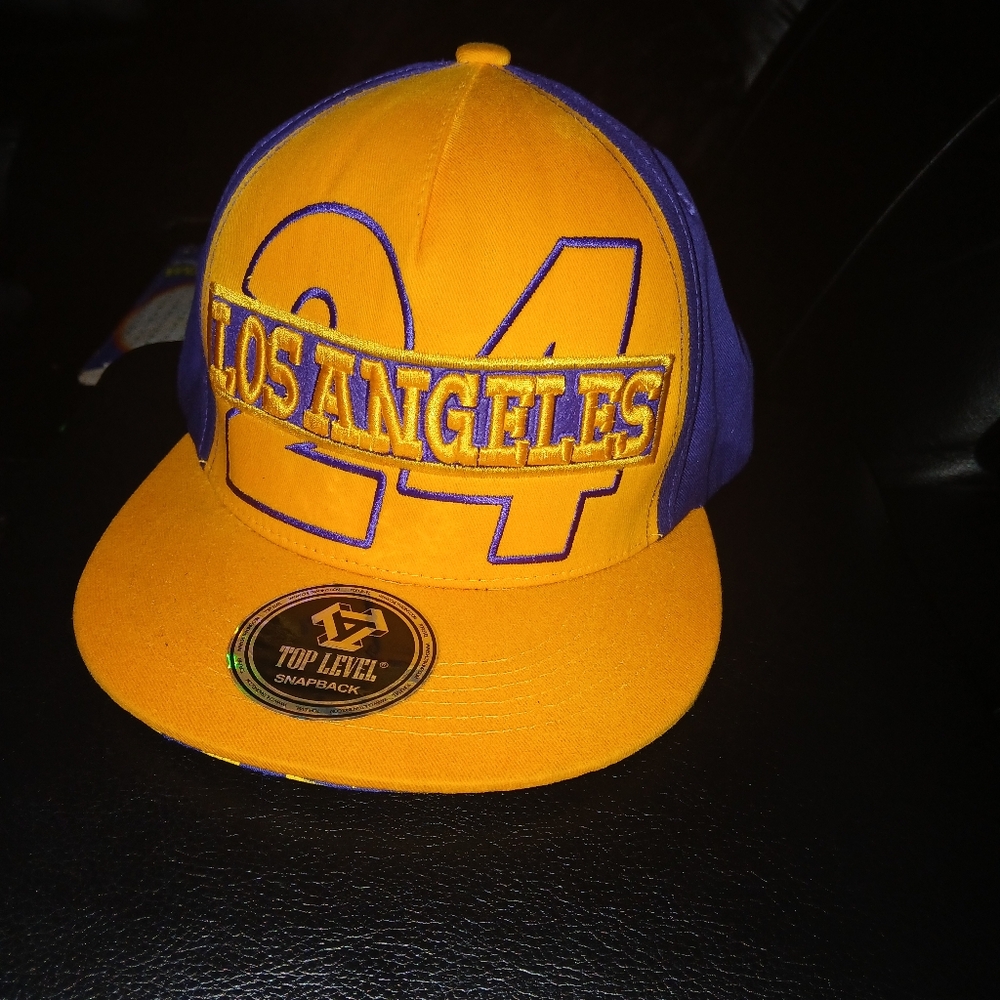 Los Angeles Yellow and Purple Cap